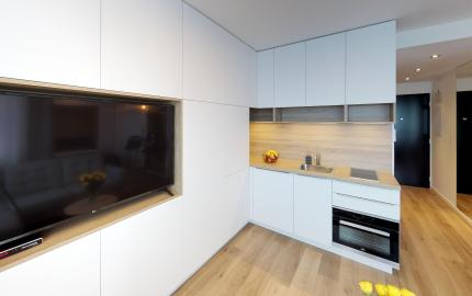 Na prenájom exkluzívny 1,5 –izb. byt v novostavbe "FUXOVA" 3D PREHLIADKA!!